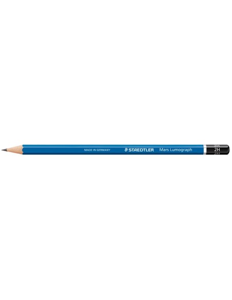 LAPICES DE GRAFITO STAEDTLER MARS LUMOGRAPH 100 2H UNIDAD 100-2H