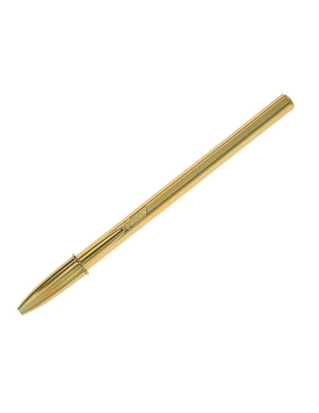 BOLIGRAFO BIC CRISTAL CELEBRATION ORO TINTA AZUL UNIDAD 921340