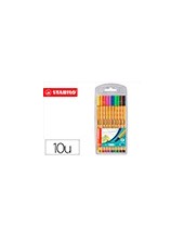 ROTULADOR STABILO PUNTA FIBRA POINT 88 ESTUCHE 10 COL.SURT.8810 2