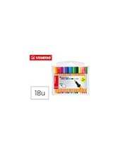 ROTULADOR STABILO PUNTA FIBRA POINT 88 MINI 18 COL.SURT.688/18-2 2
