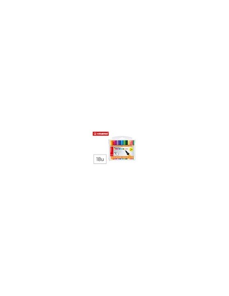 ROTULADOR STABILO PUNTA FIBRA POINT 88 MINI 18 COL.SURT.688/18-2