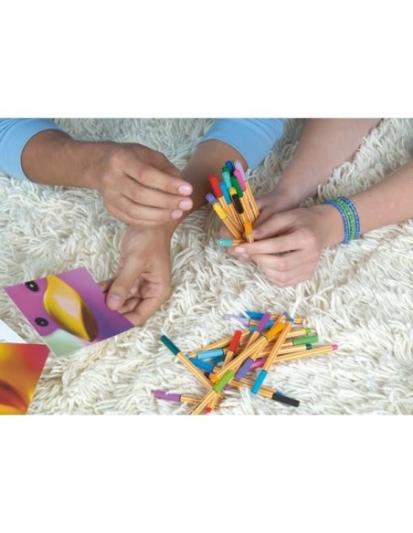 ROTULADOR STABILO PUNTA FIBRA POINT 88 MINI 18 COL.SURT.688/18-2