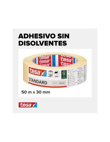 CINTA ADHESIVA TESA PARA PINTOR 50 MT X 30 MM 05087-00000-00