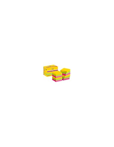 BLOC NOTAS ADH. POST-IT SUPER STICKY 47,6X47,6MM 2UD 90H. AM.