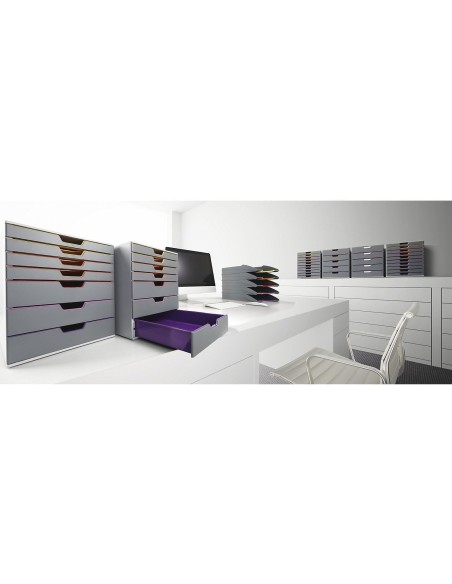 FICHERO 10 CAJONES DURABLE VARICOLOR APILABLES 292X280X356MM.7610-27