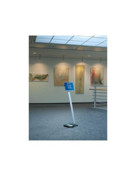 EXPOSITOR DURABLE AJUSTABLE C/PANEL FRONTAL A4 USO VER/HOR 4812-23