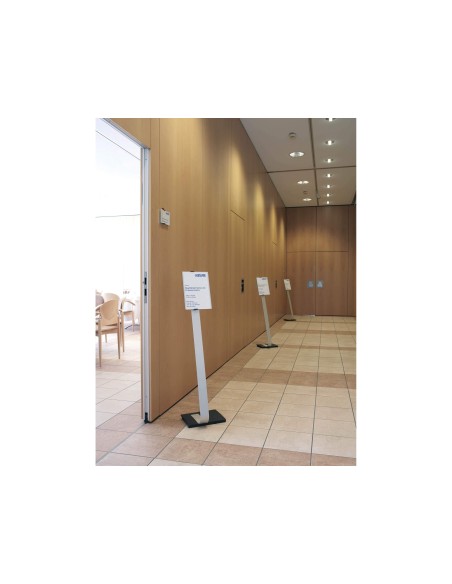 EXPOSITOR DURABLE AJUSTABLE C/PANEL FRONTAL A4 USO VER/HOR 4812-23
