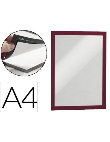 MARCO MAGNETICO A4 DORSO ADH. REMOVIBLE RJ.PACK 2 UDS.4872-03