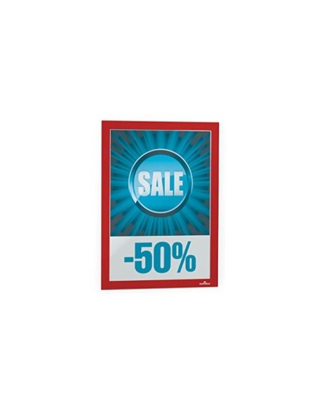 MARCO MAGNETICO A4 DORSO ADH. REMOVIBLE RJ.PACK 2 UDS.4872-03