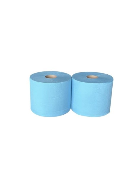 PAPEL SECAMANOS IND.AMOOS 2 CAPAS 235MM.X 300 MT AZ. 2 ROLLOS J613001