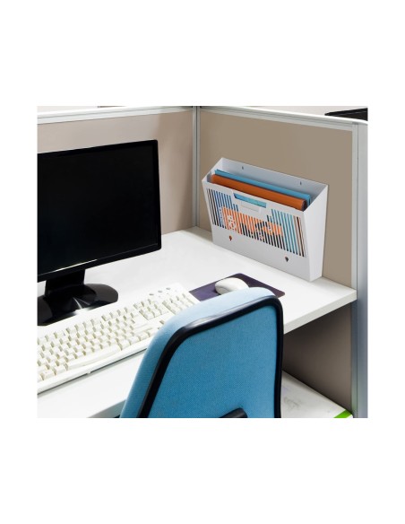 EXPOSITOR MURAL CEP PARED PT. REJILLA 1 COMP.GRIS 360X257X95MM.123