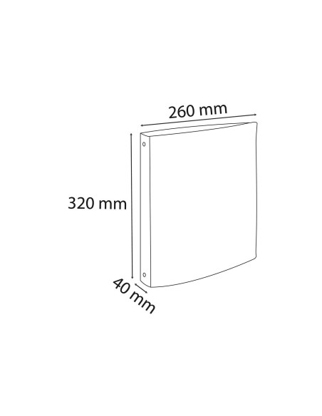 CARPETA 4A.30MM REDONDAS EXACOMPTA A4 CARTON FORRADO ROSA 51365E
