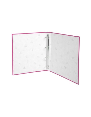 CARPETA 4A.30MM REDONDAS EXACOMPTA A4 CARTON FORRADO ROSA 51365E