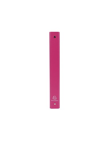 CARPETA 4A.30MM REDONDAS EXACOMPTA A4 CARTON FORRADO ROSA 51365E