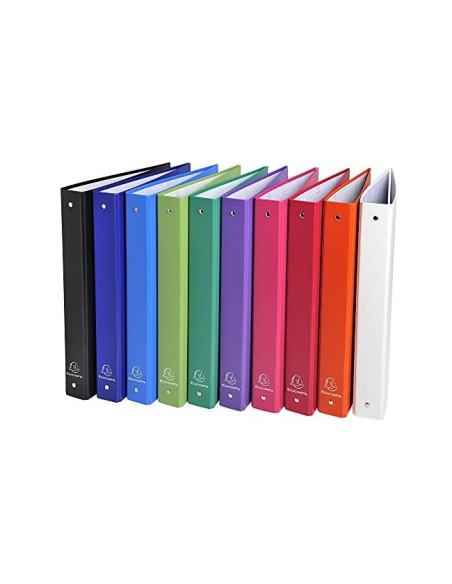 CARPETA 4A.30MM REDONDAS EXACOMPTA A4 CARTON FORRADO VE.ANIS 51473E