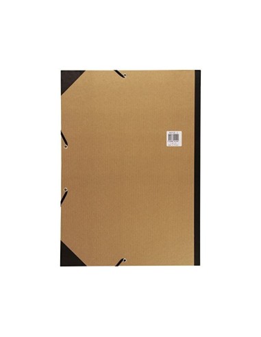 CARPETA PLANOS CLAIREFONTAINE A3 CARTON GOFRADO KRAFT C/GOMAS