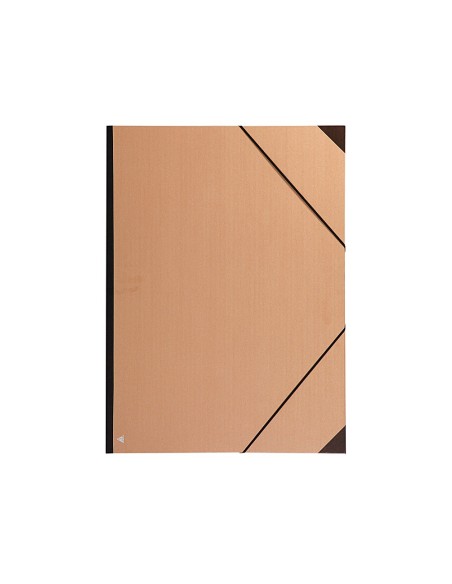 CARPETA PLANOS CLAIREFONTAINE A2 CARTON GOFRADO KRAFT C/GOMAS
