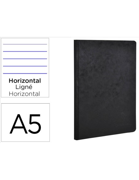 CUADERNO COSIDO AGE-BAG A5 T.CARTON HORIZONTAL 96H. 90GR. NG.