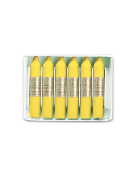 LAPICES CERA MANLEY UNICOLOR VERDE AMARILLO CLARO Nº 47 CAJA DE 12