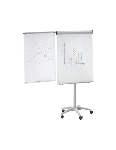PIZARRA BLANCA ROCADA CONF METAL MAGNETICA RUEDAS 68X104CM RD-616V15