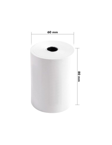 ROLLO SUMADORA TERMICO Q-CON.80 MM ANCHO X 60 MM DIAMETRO