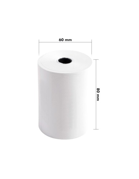 ROLLO SUMADORA TERMICO Q-CON.80 MM ANCHO X 60 MM DIAMETRO