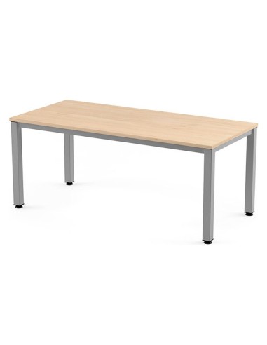 MESA DE OFICINA ROCADA EXECUTIVE 2002AD01 ALUMINIO /HAYA 160X80 CM