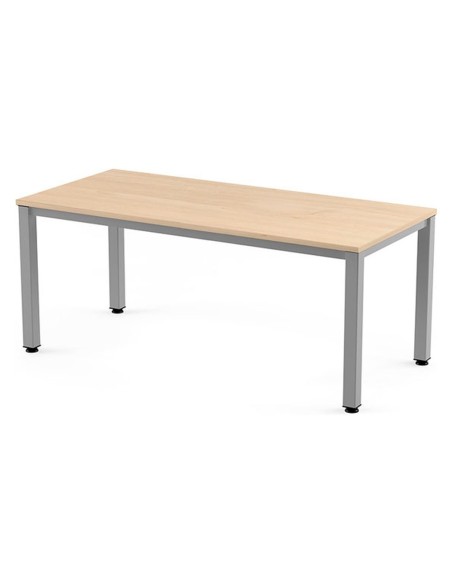 MESA DE OFICINA ROCADA EXECUTIVE 2002AD01 ALUMINIO /HAYA 160X80 CM