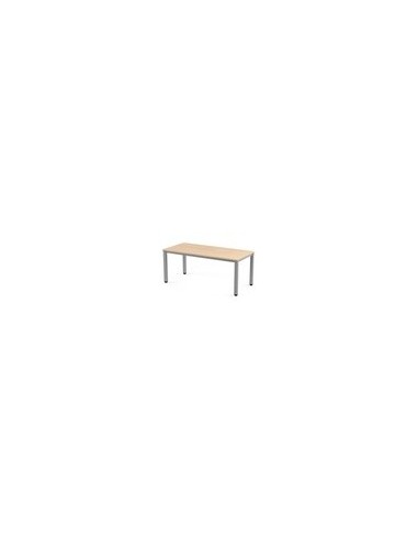 MESA DE OFICINA ROCADA EXECUTIVE 2002AD01 ALUMINIO /HAYA 160X80 CM