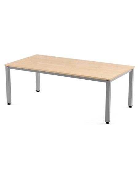 MESA DE OFICINA ROCADA EXECUTIVE 2005AD01 ALUMINIO /HAYA 200X100 CM