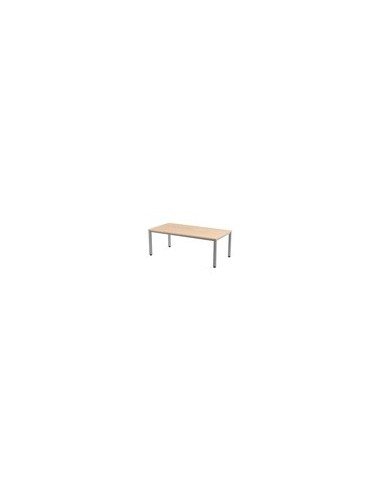 MESA DE OFICINA ROCADA EXECUTIVE 2005AD01 ALUMINIO /HAYA 200X100 CM