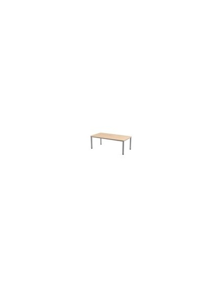 MESA DE OFICINA ROCADA EXECUTIVE 2005AD01 ALUMINIO /HAYA 200X100 CM
