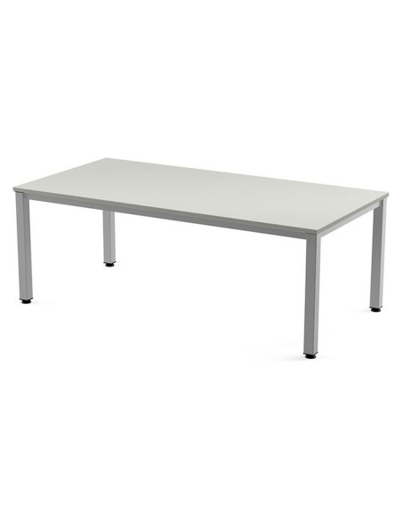 MESA DE OFICINA ROCADA EXECUTIVE 2005AD02 ALUMINIO /GRIS 200X100 CM