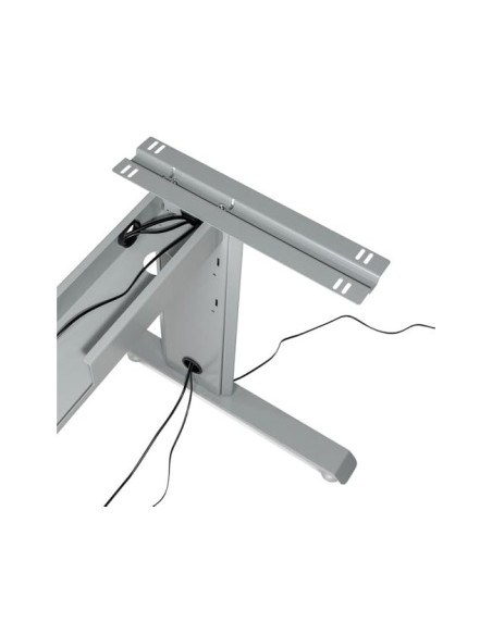 MESA DE OFICINA ROCADA METAL 2003AC01 ALUMINIO /HAYA 180X80 CM