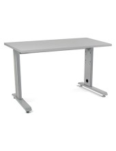 MESA DE OFICINA ROCADA METAL 2000AC02 ALUMINIO /GRIS 120X60 CM