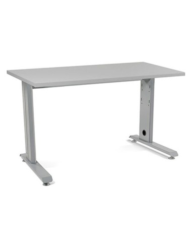 MESA DE OFICINA ROCADA METAL 2000AC02 ALUMINIO /GRIS 120X60 CM