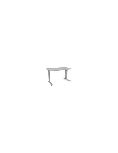 MESA DE OFICINA ROCADA METAL 2000AC02 ALUMINIO /GRIS 120X60 CM