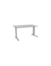 MESA DE OFICINA ROCADA METAL 2001AC02 ALUMINIO /GRIS 140X80 CM 2