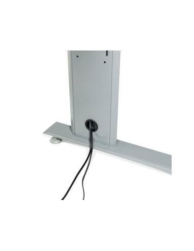 MESA DE OFICINA ROCADA METAL 2003AC02 ALUMINIO /GRIS 180X80 CM