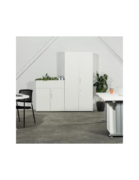MESA DE OFICINA ROCADA METAL 2003AC02 ALUMINIO /GRIS 180X80 CM