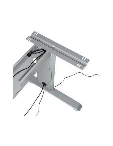 MESA DE OFICINA ROCADA METAL 2003AC04 ALUMINIO /BLANCO 180X80 CM