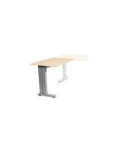 ALA MESA ROCADA METAL 60X 100 CM DER. O IZQ. AC01 ALUMINIO/ HAYA 2