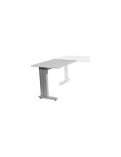 ALA MESA ROCADA METAL 60X 100 CM DER. O IZQ. AC02 ALUMINIO/ GRIS 2