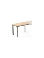 ALA MESA ROCADA EXECUTIVE 60X 100 CM DER. O IZQ. AD01 ALUMINIO/ HAYA 2