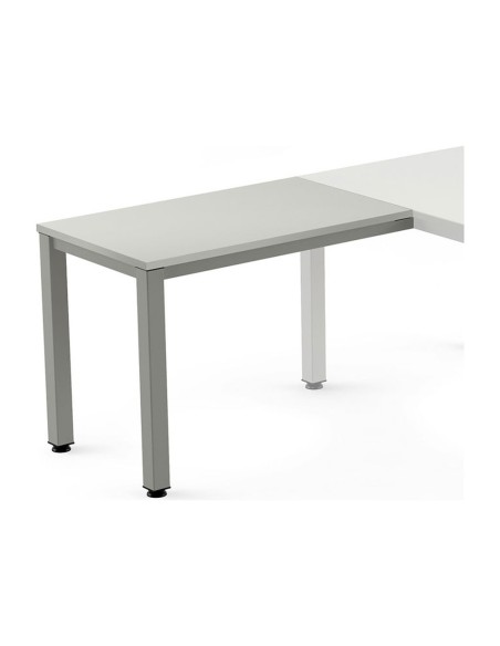 ALA MESA ROCADA EXECUTIVE 60X 100 CM DER. O IZQ. AD02 ALUMINIO/ GRIS