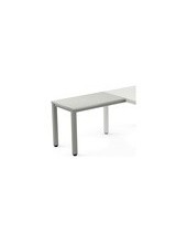 ALA MESA ROCADA EXECUTIVE 60X 100 CM DER. O IZQ. AD02 ALUMINIO/ GRIS 2