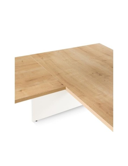 ALA MESA ROCADA WORK 100x60 CM GRIS/BLANCO
