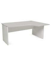 MESA ROCADA WORK 160X120 CM DER.AB02 ALUM/GRIS 2051AB02