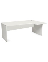 MESA ROCADA WORK 180X120 CM DERECHA ACABADO AB04 ALUMINIO/BL 2052AB04