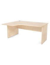 MESA ROCADA WORK 160X120 CM IZQUIERDA ACABADO AA01 HAYA/HAYA 2053AA01